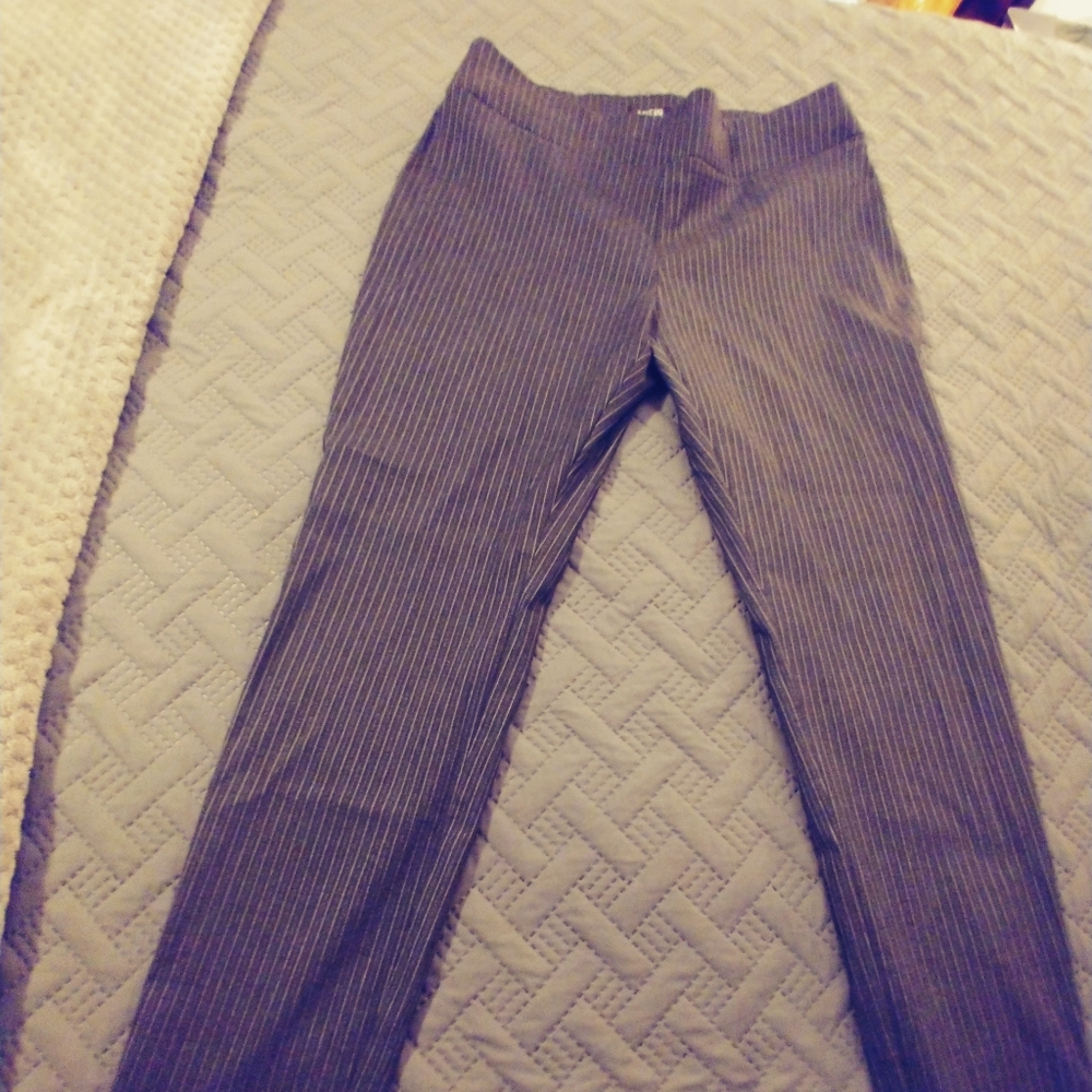 NWOT Gray pinstripe pants